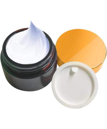 Inheming 6 x 30ml Amber Glass Cream Jars - Empty Cosmetic Containers with Lids for Ointments & Creams - Ideal for International Shipping - Buy Online on SooperMarket.com