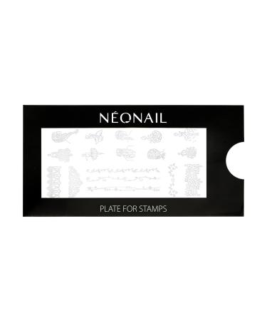 Neonail Stamping Plate 20 - Stamping Platte - Stencil Plate - Nail Art - Nail Design - Nail stamp stencil - French nails stencil - nail art stamp