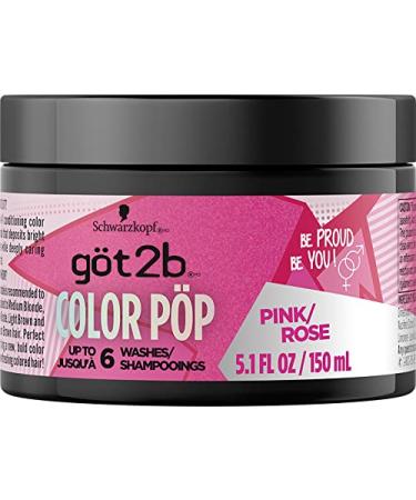 Got2b Color Pop Pink Semi-Permanent Hair Color Mask 5.1 oz - Buy Online on SooperMarket.com