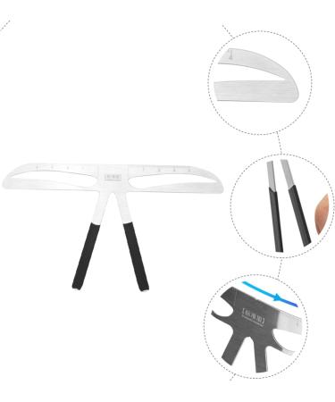WOFASHPURET Eyebrow Ruler for Girl Stainless Eyebrow Position Ruler Tool Measuring Ruler Eyebrow Marks Portable - Buy Online on SooperMarket.com