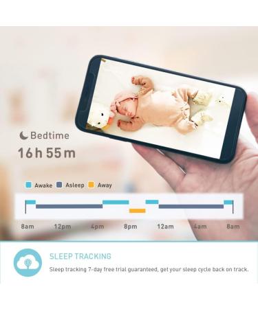 Lollipop Baby Monitor (Pistachio) - with Contactless Breathing Monitoring (No Extra Sensor Required Subscription Service) Sleep Tracking and True Crying Detection Smart AI WiFi Baby Camera - Buy Online on SooperMarket.com