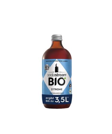 SodaStream ORGANIC lemon syrup 1 bottle makes 3.5 litres of ready-to-drink beverage prepared in seconds and always fresh 500 ml