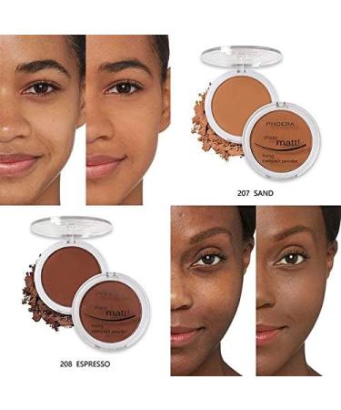 AQUAPURITY PHOERA Sheer Matte Fixing Powder Makeup Base Fixer | Long-Lasting Foundation Setting Powder (202 Natural Beige) - Vitamin E Infused for Skin Beauty - Buy Online on SooperMarket.com