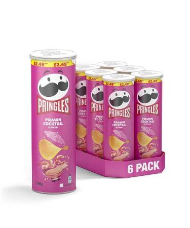 Pringles Prawn Cocktail Case of 6x165g