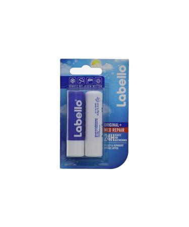 Labello Winter Mixpack - Lip Care Set with Original & Med Repair | Natural Lip Balm Without Mineral Oils | International Shipping Available - Buy Online on SooperMarket.com
