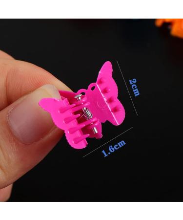 50 Pcs Butterfly Hair Clips for Girls Women Kids - Mini Hair Claw Barrettes - Buy Online on SooperMarket.com