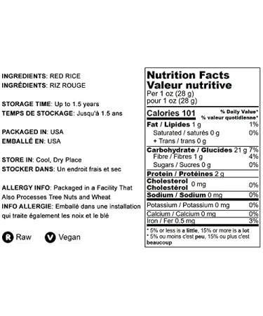 3 lbs Red Long-Grain Rice: Nutty Flavor, Non-Sticky, Vegan. Protein & Antioxidant-Rich for Pilafs, Salads & Stir-Fries - Buy Online on SooperMarket.com