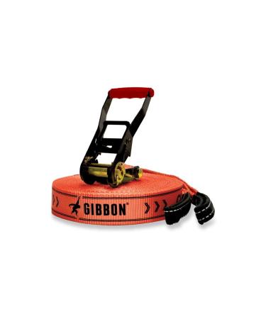 GIBBON Slacklines Classicline Red Edition XL 82-Feet Slackline Set