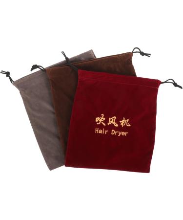 NOLITOY 9 Pcs Hair Dryer Storage Bag Hair Dryer Case Blow Dryer Bag Velvet Storage Bag Hair Dryer Bag Fabric - Buy Online on SooperMarket.com