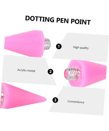 Healeved 9 Pcs Manicure Dotting Tools Studs Picker Wax Heads Wax Rhinestone Picker Wax Pencil for Rhinestones Wax Rhinestones Picker Dual Diy Jewel Picker Dotting Pen Point Acrylic Pink - Buy Online on SooperMarket.com
