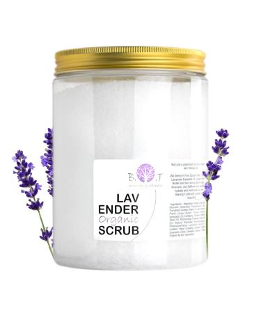 B.O.T cosmetic & wellness - organic peeling relax lavender |With 100% EPSOM bitter salt and nutrient -rich oils |Soothed and relaxed |Effective cleaning and care 1000g lavender 1 l (1 Pack)