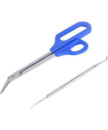 Stainless Steel Pedicure Tool Set Long Handle Handle Foot Nail Manicure Multifunctional Elderly Toenail Scissors Nails File - Buy Online on SooperMarket.com