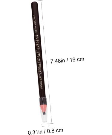 Mikinona Black Colored Pencils 10pcs Eyebrow Pencil Makeup Tools Brow Pencil and Brush Eyebrow Drawing Tools Girl Pretty Spool - Buy Online on SooperMarket.com