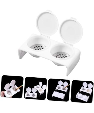 HAPINARY Nail Art Brush Cup Tools Dappen Dish for Nails Nail Soaking Bowl Monomer Holder Nail Bowl for Soaking Nail Monomer Dish Dapping Dish for Nails Wash Pen Various Acrylic - Buy Online on SooperMarket.com