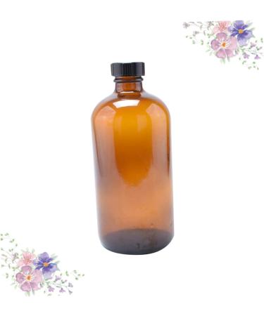 Cabilock Sealing Glass Bottle 4pcs Sealing Honey Pot Glass Water Bottle Glass Container Kit Glass Bottle With Cover Plastic Cap - Buy Online on SooperMarket.com