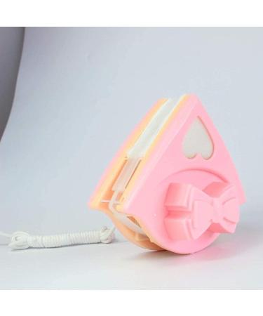 Pink Bow Window Clean Brush 15-24mm Double Side Glass Cleaner - Window Cleaner Glider Washing Brush Equipment Glass Wiper Cleaning Tool - Buy Online on SooperMarket.com