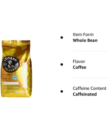 Lavazza Tierra Colombia Arabica Coffee 1kg - Premium Single Origin Blend - Buy Online on SooperMarket.com