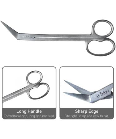 Long Handled Toenail Clippers for Thick Nails 7.5" Angled Tip Long Handled Nail Scissors for Toenails Heavy Duty Long Handled Toenail Scissors for Thick Nails Podiatry Tools for Elderly Back Pain - Buy Online on SooperMarket.com