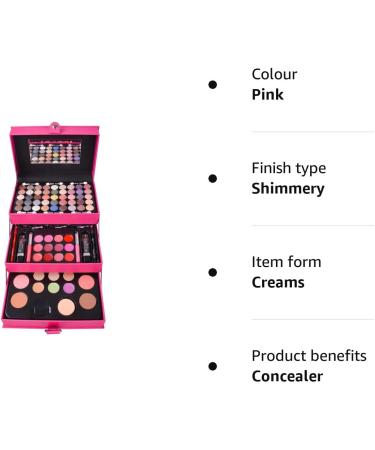 FantasyDay All-in-one Makeup Set Gift Surprise | Full Makeup Kit for Women Multipurpose Essential Starter Bundle Include Eyeshadow Palette Lipstick Blush Concealer Face Powder Eyeliner Mascara Brush - Buy Online on SooperMarket.com