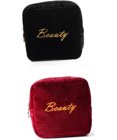Hemoton 2pcs Cosmetic Pouch for Purse Mini Makeup Pouch Sanitary Napkin Pouch Pad Baby Picture 4x2pcs 13*13*4cmx2pcs - Buy Online on SooperMarket.com