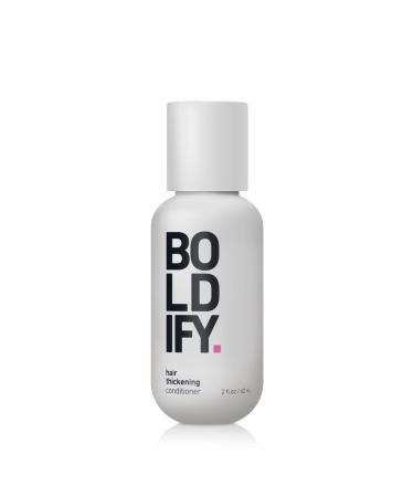 BOLDIFY Hair Thickening Conditioner - Natural Volumizing for Fine Hair, No Sulfates, Biotin Conditioner For Strand Retention, Anti-Hair Loss Conditioner Instantly Stimulates Thicker & Fuller Hair-2oz