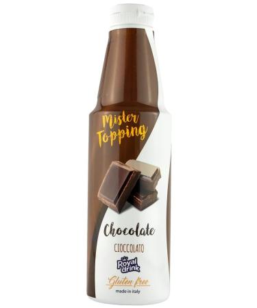 Royal Drink - Chocolate Topping Sauce (1Kg) | Gluten Free | Made in Italy | Ready to Use Dessert Sauce for Ice Cream Waffles Pancakes Coffee & Milkshakes