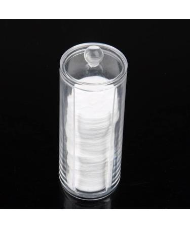 Acrylic Makeup Organizer Cosmetic Cotton Pad Rounds Holder Makeup Removers Clear Organizer Storage Display Rack (Color Name : White) - Buy Online on SooperMarket.com