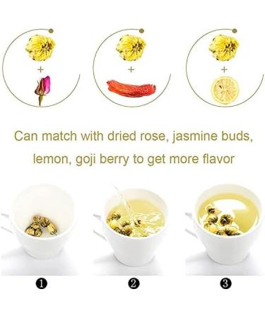 Godspeed Seed Dried Organic Chrysanthemum Flower Tea Chinese Chrysanthemum Flower Tea Buds Chrysanthemum Tea Dried Herbal Flowers( 100g / 3.53oz ) - Buy Online on SooperMarket.com