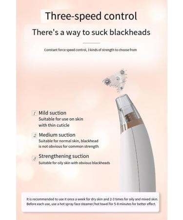 MRNHA Electric Blackhead Remover Face Pimple Extraction Deep Spots Pore Acne Removal Cleaner Cleanser - Buy Online on SooperMarket.com