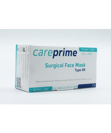 Buy Type IIR Black Medical Face Masks | Surgical Masks | 50 pcs | BFE 98% | EN14683:2019 | CE Certified - Fast International Shipping - Buy Online on SooperMarket.com