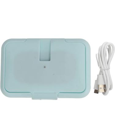 Portable Baby Wet Wipe Warmer | Constant Temperature Towel Dispenser for Newborns - Light Blue - Buy Online on SooperMarket.com