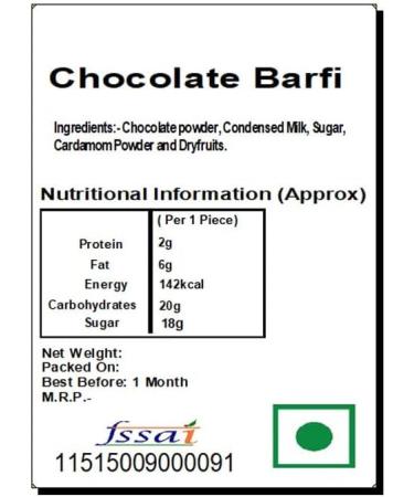 Ghasitaram Gifts Bhaidooj Gifts for Brothers - Assorted Mawa Barfis (200 GMS) - Buy Online on SooperMarket.com