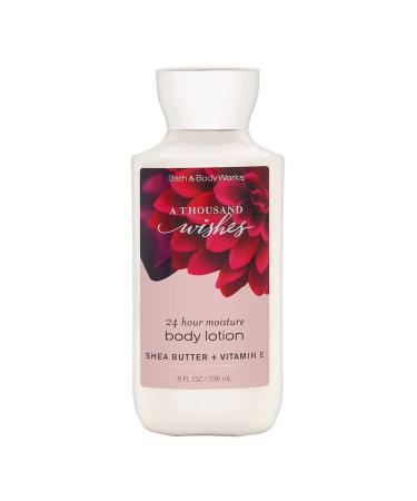Bath & Body Works A Thousand Wishes Shea & Vitamin E Body Lotion  8 Ounce A Thousand Wishes 8 Fl Oz (Pack of 1)