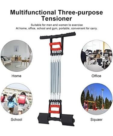 VGEBY 3-in-1 Spring Chest Expander | Arm Muscle Exerciser with 5 Springs - Home Fitness Equipment - Buy Online on SooperMarket.com