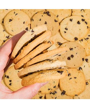 Fat Snax Low-Carb Soft Baked Keto Cookies - Chocolate Chip (Pack of 12) | Almond Flour, Gluten-Free, Low Sugar Snack | 2g Net Carbs, 8g Fat - Buy Online on SooperMarket.com