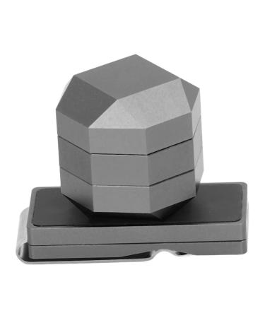 Asixxsix Pool Billiard Cue Chalk Holder, Pocket Pool Magnetic Chalk Holder Aluminium Magnetic Snooker Belt Clip with Chalk Box and Iron Sheet Portable Billiard Chalk Holder Billiard Accessories Black