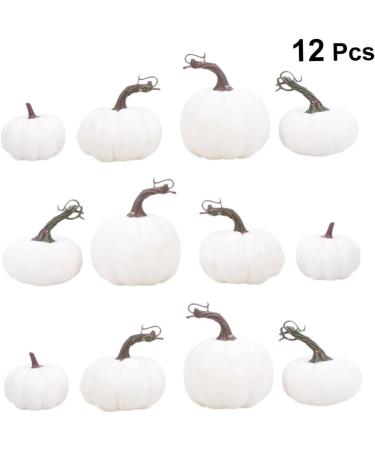 Abaodam 12pcs Graffiti Halloween Party DIY Pumpkin Props White Artificial Supplies White Size 2 - Buy Online on SooperMarket.com