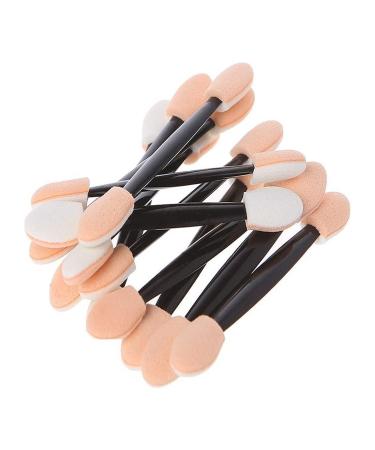 50pcs disposable eyeliner make-up brush applianator cosmetic eye sticks disposable eyeshadow applicator eyeshadow brush sponge eyeshadow brush eyelid shadow brush rubber sponge eyeshadow make-up tool