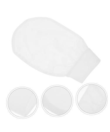 FRCOLOR 6 Pcs Exfoliating Bath Gloves & Mitts - Reusable Mud Cleaning Shower Supplies for Girls | White | 24x15cm - Buy Online on SooperMarket.com