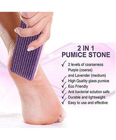 4 Pieces Pedicure Sponge Stone Foot Pumice Stone for Foot Callus Exfoliate Skin Remove Pedicure Scrubber - Buy Online on SooperMarket.com