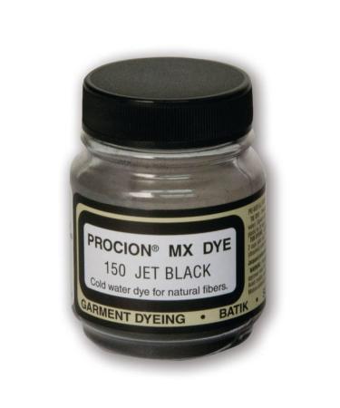 Procion MX Cold Water Dye, Jet Black, 2/3 Ounce Jet Black 2/3 fl oz
