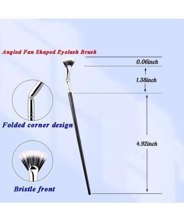 Dolly Mascara Fan Brush Set for Flawless, Clump-Free Lashes - Anjoize Eyelash Brush (2pcs) - Buy Online on SooperMarket.com