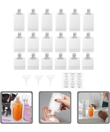 1 Set Flap Lotion Bag cosmetic dispenser flat travel pouch hand soap bottle conditioner pouch travel size container toiletry cosmetic containers pa clamshell liquid bath soap - Buy Online on SooperMarket.com