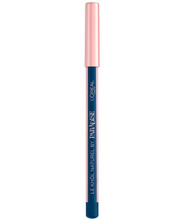 L'Or al Paris Kajal with soft mine long -lasting without smearing without fat Le Kh l Naturell by Paradise No. 107 Deep Sea Blue Blue 1.2 G 107 Deep Sea Blue 1 piece (1 Pack)
