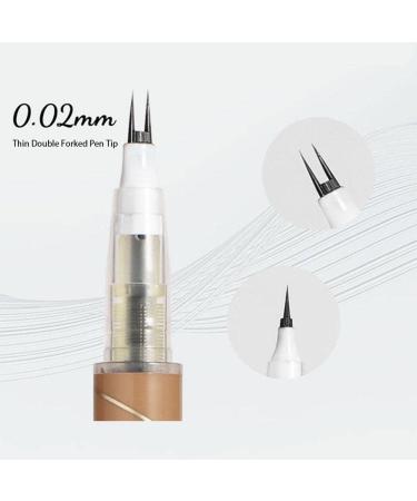 DHliIQQ Double Tip Lower Eyelash Pencil Double Tip Lower Eyeliner Pencil Waterproof Liquid Eyeliner Pencil Long Lasting Eyeliner Eye Makeup Tool for Women Ladies 101 # gray black - Buy Online on SooperMarket.com