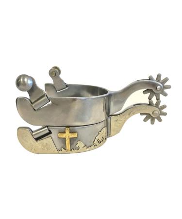 AJ Tack Wholesale Sweet Iron Praying Cowboy Spurs - Mens