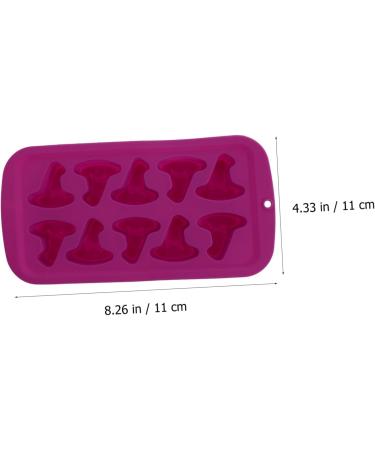 HOMSFOU 6 Pcs Silicone Chocolate Mold Silicone Baking Halloween Fondant Halloween Chocolate Polymer Clay Molds Jelly Molds Desserts Molds Bath Purple Silica Gel Tool Multifunction 21X11X2CMx3pcs Purplex3pcs - Buy Online on SooperMarket.com