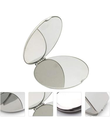 Minkissy Handbag Round Compact Cosmetic Mirror Double-Sided Travel Cosmetic Mirror Bag Hand Mirror Changing Mirror for Money Foldable Carry Bag - Buy Online on SooperMarket.com