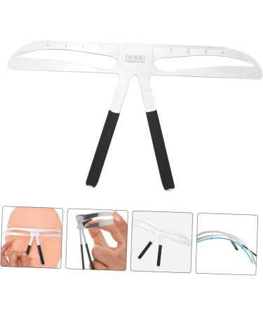 WOFASHPURET Eyebrow Ruler for Girl Stainless Eyebrow Position Ruler Tool Measuring Ruler Eyebrow Marks Portable - Buy Online on SooperMarket.com