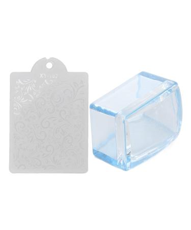 Buy Silikon Nail Stamper - Easy Clean Transparent Nail Art Tool for DIY French Manicure & Nail Decor - Buy Online on SooperMarket.com